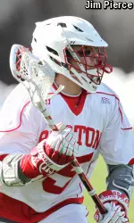 Freshman Michael Laviano recorded his first three collegiate points with a goal and two assists on Saturday.