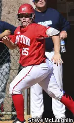 Freshman Alex Heinen hit her second homer of the season in game one at Army.