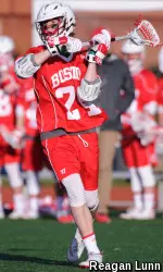 Freshman Brendan Homire collected his first collegiate hat trick on Saturday.