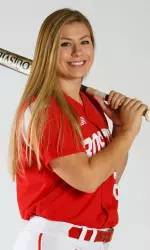 Sophomore Kaitlin Sahlinger hit her first-career homer in the seventh.