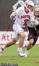 Freshman James Burr recorded a hat trick as part of a four-point afternoon.