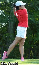 Sophomore Phyllis Tang fired a three-under 33 on the back nine Sunday.
