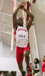 Junior David Oluwadara had a personal-best mark of 16.01 meters in the triple jump.