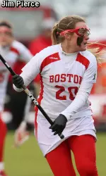 Sophomore Mickenzie Larivee scored twice on Saturday for the Terriers.