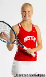 Senior Johanna Hyoty won at No. 1 singles and doubles