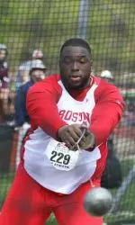 Senior Reuben Horace finished fourth in the hammer throw on Friday.