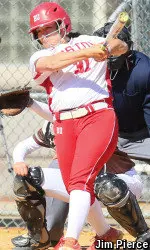 Freshman Alexa Ponce went 2-of-3 with three RBIs and two runs scored in game two.