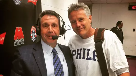 Glenn Consor with Brett Brown