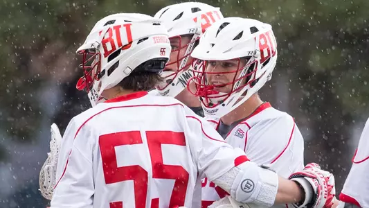 Men's Lacrosse Goal Celebration