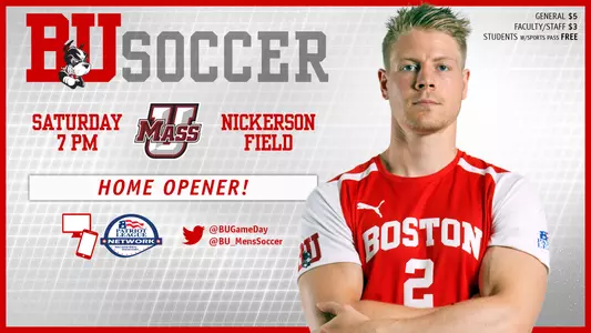 Men's Soccer - UMass Preview Graphic