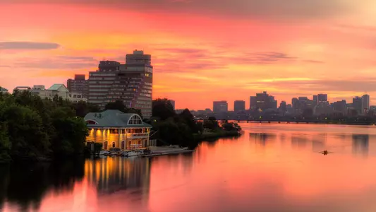 Dewolfe Boathouse at Dawn