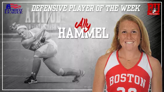 Hammel - Patriot League Defensive Player of the Week