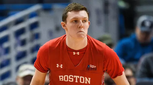Andrew Petcash looks on at UConn