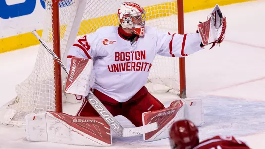 Jake Oettinger vs. Harvard (Beanpot)