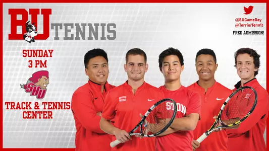 Men's Tennis - Senior Day Sacred Heart Graphic