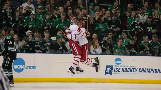 McAvoy, Keller - NCAA West Regional Celebration