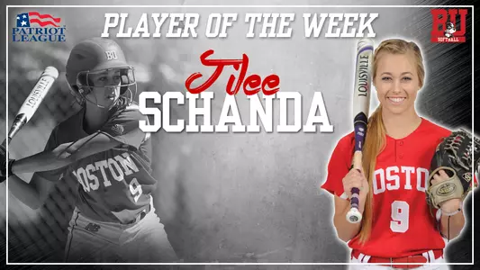 Schanda - Patriot League Player of the Week