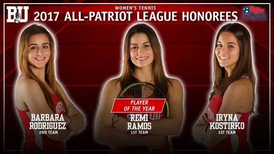 2017 Women's Tennis All-PL Awards Graphic