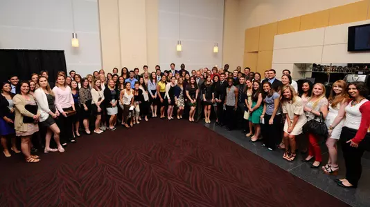 2012 BU Student-Athlete reception group photo