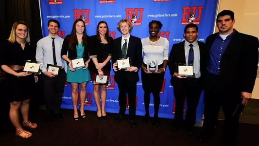 2013 BU Student-Athlete Awards reception group photo