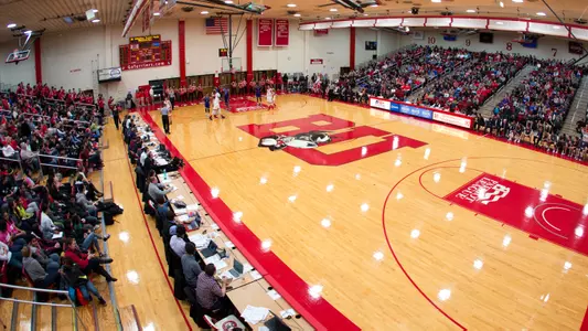 Case Gym wide angle shot - packed crowd