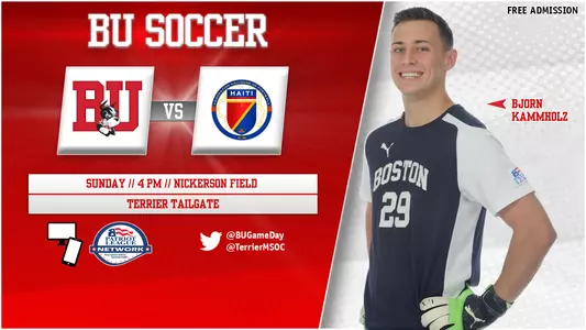 Men's Soccer - Haiti - Terrier Tailgate Preview Graphic