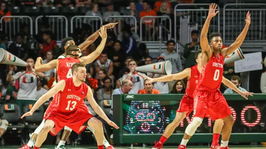 Terrier Defenders get in position at Miami