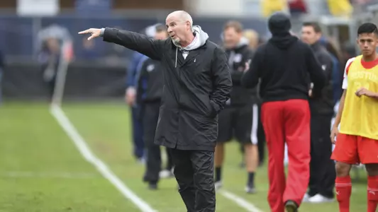 Coach Neil Roberts sideline