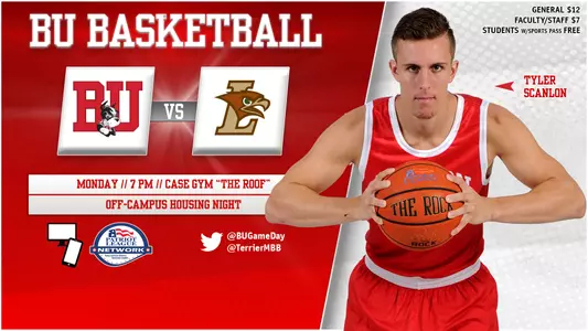 Boston University - Lehigh MBB Game Preview Graphic