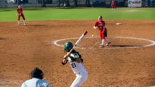 Ali Dubois pitching with Terrier defense