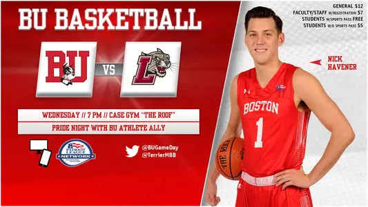 Lafayette MBB GameDay preview graphic