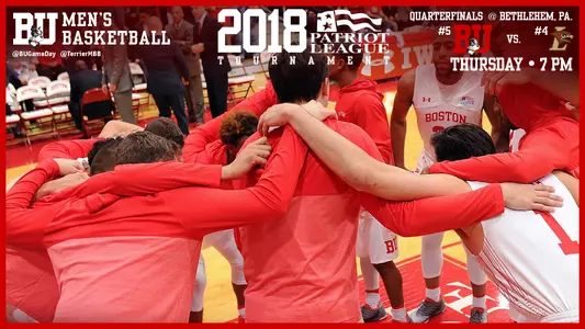 2018 Patriot League MBB Quarterfinal Graphic