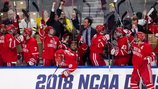 Bench Celebration - 2018 Northeast Regional vs. Cornell