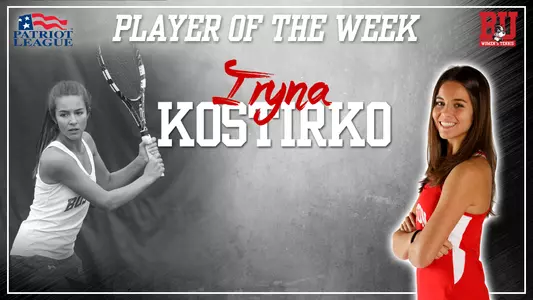 Iryna Kostirko - PL Player of the Week graphic