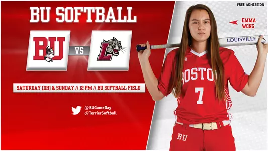 Boston University - Lafayette Softball Preview Graphic