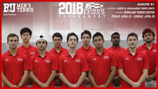 2018 Patriot League Men's Tennis Tournament Graphic