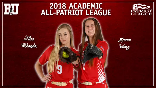 2018 Academic All-PL Softball Team
