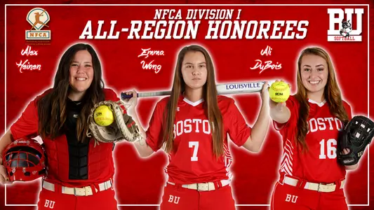 2018 NFCA All-Region Softball Honors Graphic
