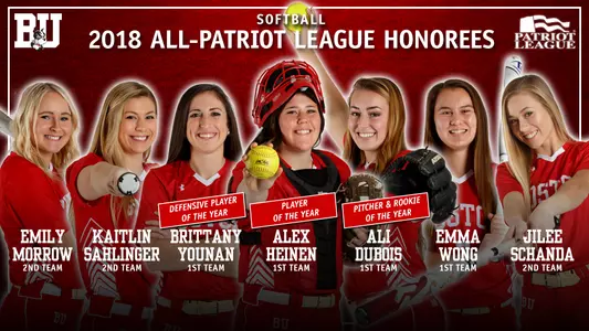 2018 Softball Conference Awards Graphic