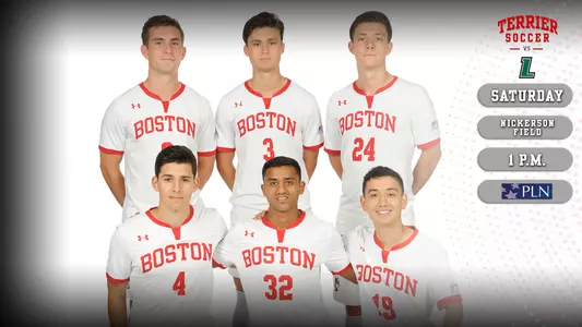The BU men's soccer team will host Loyola Maryland on Saturday at 1 p.m. on the Patriot League Network.