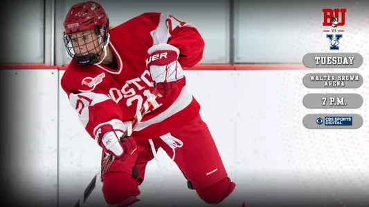 Abbey Stanley and the Boston University women's ice hockey team will host Yale at Walter Brown Arena on Tuesday night at 7 p.m. on CBS Sports Digital