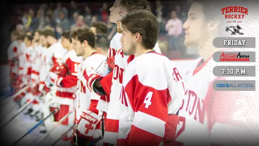 Preview graphic for Men's Hockey home game vs. Providence on Nov. 8, 2019