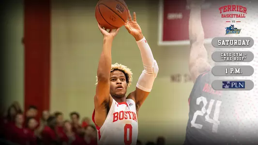 The Boston University men's basketball team will host SUNY Poly on Saturday at 1 p.m. on the Patriot League Network.