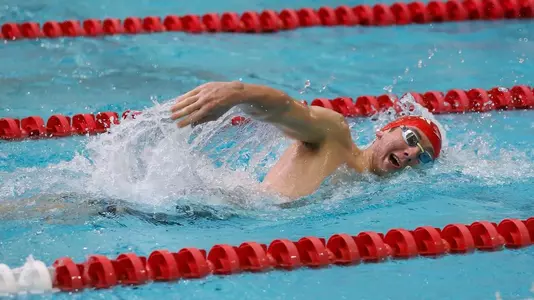 Daniel Bradford competing in the free