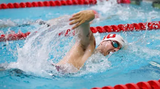 Ryan Clark competing in the free