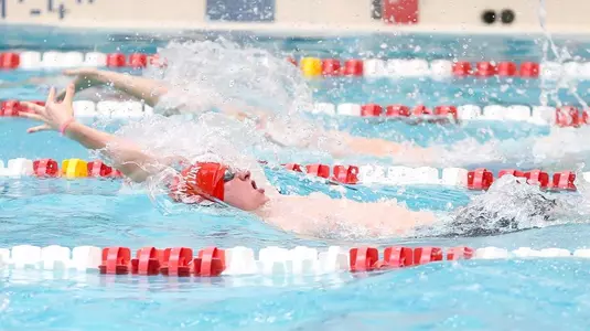 Brenden Meagher competing in the back