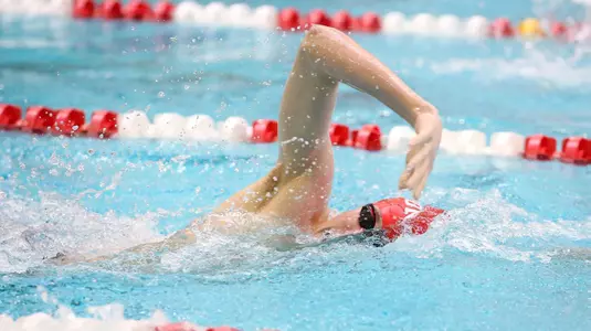 Ethan Thomas competing in the free