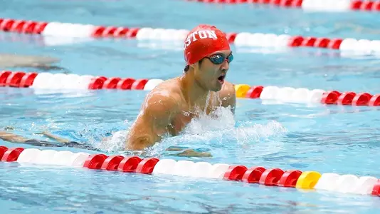 Darren Ty competing in the breast