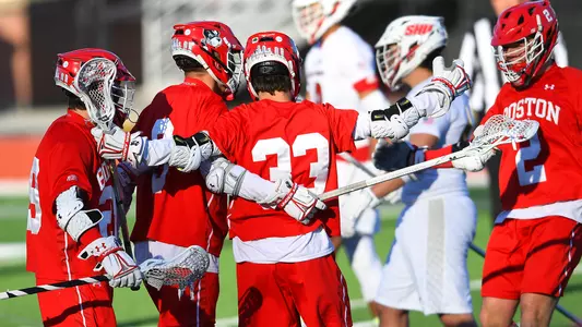 Sacred Heart goal celebration