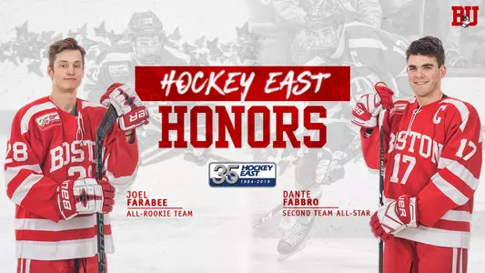 Farabee - Fabbro - Hockey East Honors